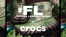 画像をギャラリービューアに読み込む, crocs ECHO BOOT &quot;FUTURA LABORATORIES&quot; ARMY GREEN