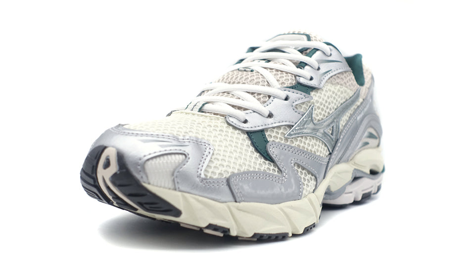 MIZUNO WAVE RIDER 10 OFF WHITE/GREEN/LIGHT BEIGE 1