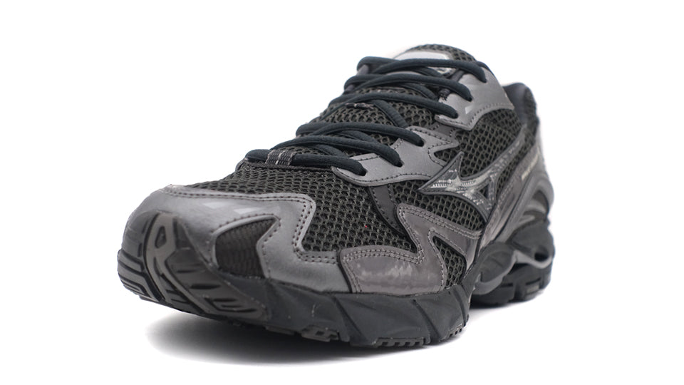 MIZUNO WAVE RIDER 10 BLACK/BLACK/METALLIC GREY – mita sneakers