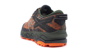 MIZUNO WAVE MUJIN LS GTX "GORE-TEX" "MAHARISHI" ORANGE/GREY/KHAKI 2
