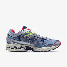 画像をギャラリービューアに読み込む, MIZUNO WAVE MG4 LS SW "SWJP" LIGHT BLUE/OFF WHITE/RED