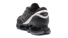 画像をギャラリービューアに読み込む, MIZUNO WAVE PROPHECY LS &quot;MONOTONE CINEMA&quot; &quot;ÉDIFICE / IÉNA / Curated by Herringbone Footwear BLACK/SILVER/DARK GRAY 2
