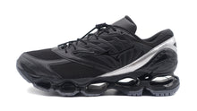 画像をギャラリービューアに読み込む, MIZUNO WAVE PROPHECY LS &quot;MONOTONE CINEMA&quot; &quot;ÉDIFICE / IÉNA / Curated by Herringbone Footwear BLACK/SILVER/DARK GRAY 3