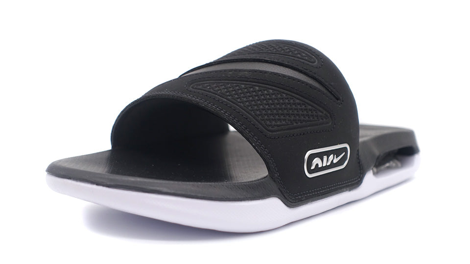 NIKE AIR MAX CIRRO SLIDE BLACK/BLACK/METALLIC SILVER/WHITE 1