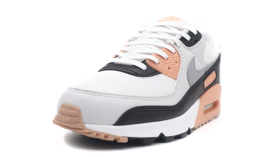 NIKE (WMNS) AIR MAX 90 WHITE/WOLF GREY/BLACK/PHOTON DUST 1