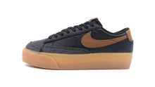 画像をギャラリービューアに読み込む, NIKE (WMNS) BLAZER LOW PLATFORM BLACK/LIGHT BRITISH TAN/WHITE/GUM YELLOW 3