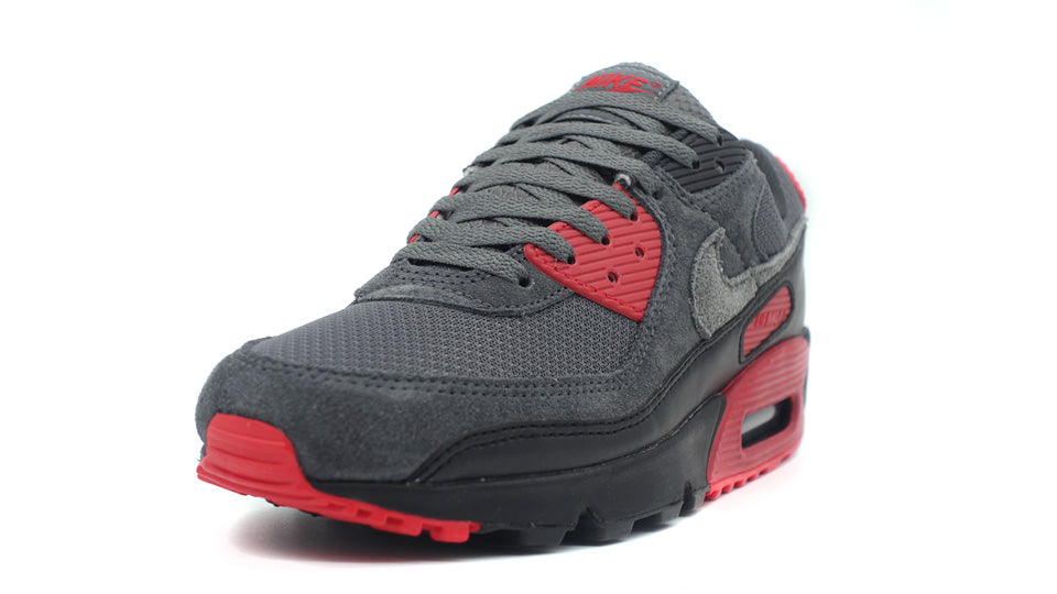 NIKE AIR MAX 90 BLACK/SMOKE GREY/IRON GREY/FIRE RED 1