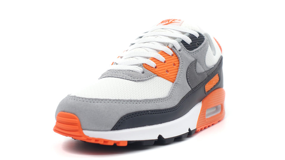 NIKE AIR MAX 90 SUMMIT WHITE/SMOKE GREY/SAFETY ORANGE 1