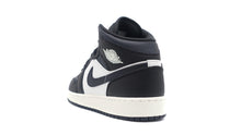画像をギャラリービューアに読み込む, JORDAN BRAND AIR JORDAN 1 MID GS &quot;MICHAEL JORDAN&quot; BLACK/OFF NOIR/SUMMIT WHITE 2