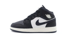 画像をギャラリービューアに読み込む, JORDAN BRAND AIR JORDAN 1 MID GS &quot;MICHAEL JORDAN&quot; BLACK/OFF NOIR/SUMMIT WHITE 3