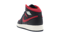 画像をギャラリービューアに読み込む, JORDAN BRAND AIR JORDAN 1 MID GS &quot;MICHAEL JORDAN&quot; BLACK/VARSITY RED/SUMMIT WHITE 2
