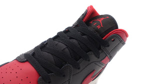 JORDAN BRAND AIR JORDAN 1 MID GS "MICHAEL JORDAN" BLACK/VARSITY RED/SUMMIT WHITE 6