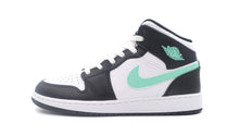 画像をギャラリービューアに読み込む, JORDAN BRAND AIR JORDAN 1 MID GS &quot;MICHAEL JORDAN&quot; WHITE/GREEN GLOW/BLACK 3