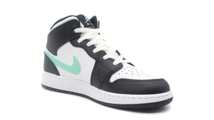 JORDAN BRAND AIR JORDAN 1 MID GS "MICHAEL JORDAN" WHITE/GREEN GLOW/BLACK 5