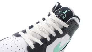 JORDAN BRAND AIR JORDAN 1 MID GS "MICHAEL JORDAN" WHITE/GREEN GLOW/BLACK 6