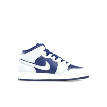画像をギャラリービューアに読み込む, JORDAN BRAND AIR JORDAN 1 MID GS &quot;MICHAEL JORDAN&quot;  BLUE VOID/PURE PLATINUM/SUMMIT WHITE 2