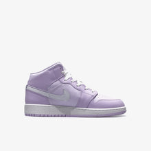 画像をギャラリービューアに読み込む, JORDAN BRAND AIR JORDAN 1 MID GS "MICHAEL JORDAN"  VIOLET MIST/BARELY GRAPE/WHITE 2