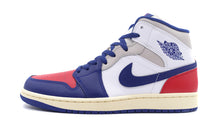 画像をギャラリービューアに読み込む, JORDAN BRAND AIR JORDAN 1 MID &quot;MICHAEL JORDAN&quot; WHITE/DEEP ROYAL BLUE/UNIVERSITY RED 3