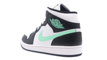 画像をギャラリービューアに読み込む, JORDAN BRAND AIR JORDAN 1 MID &quot;MICHAEL JORDAN&quot;  WHITE/GREEN GLOW/BLACK 2