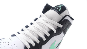 JORDAN BRAND AIR JORDAN 1 MID "MICHAEL JORDAN"  WHITE/GREEN GLOW/BLACK 6