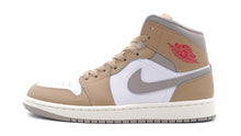 画像をギャラリービューアに読み込む, JORDAN BRAND AIR JORDAN 1 MID &quot;MICHAEL JORADN&quot; HEMP/FIRE RED/WHITE/COLLEGE GREY 3