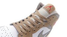 画像をギャラリービューアに読み込む, JORDAN BRAND AIR JORDAN 1 MID &quot;MICHAEL JORADN&quot; HEMP/FIRE RED/WHITE/COLLEGE GREY 6