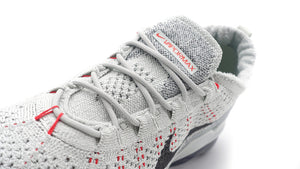 Nike Air VaporMax 2023 Flyknit Light SILVER SMOKE GREY PICANTE Red 28.0cm