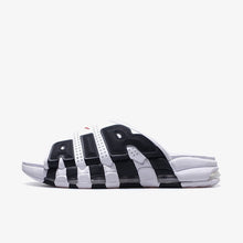 画像をギャラリービューアに読み込む, NIKE AIR MORE UPTEMPO SLIDE  WHITE/BLACK/VARSITY RED 1