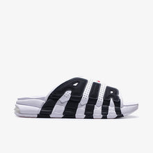 画像をギャラリービューアに読み込む, NIKE AIR MORE UPTEMPO SLIDE  WHITE/BLACK/VARSITY RED