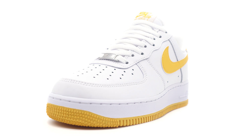 NIKE AIR FORCE 1 '07 WHITE/UNIVERSITY GOLD/WHITE 1