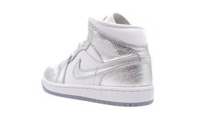 JORDAN BRAND (WMNS) AIR JORDAN 1 MID SE "MICHAEL JORDAN" WHITE/METALLIC SILVER/WOLF GREY 2