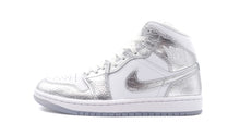 画像をギャラリービューアに読み込む, JORDAN BRAND (WMNS) AIR JORDAN 1 MID SE &quot;MICHAEL JORDAN&quot; WHITE/METALLIC SILVER/WOLF GREY 3