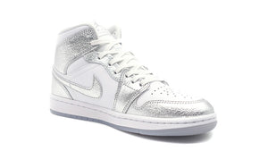 JORDAN BRAND (WMNS) AIR JORDAN 1 MID SE "MICHAEL JORDAN" WHITE/METALLIC SILVER/WOLF GREY 5