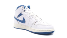 画像をギャラリービューアに読み込む, JORDAN BRAND AIR JORDAN 1 MID SE GS &quot;MICHAEL JORDAN&quot; WHITE/INDUSTRIAL BLUE/SAIL 5