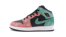 画像をギャラリービューアに読み込む, JORDAN BRAND AIR JORDAN 1 MID SE GS &quot;MICHAEL JORDAN&quot; BLACK/PINE GREEN/DUNE RED/PINE GREEN 3