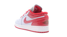 画像をギャラリービューアに読み込む, JORDAN BRAND AIR JORDAN 1 LOW SE GS &quot;MICHAEL JORDAN&quot; FOOTBALL GREY/UNIVERSITY RED/PINE GREEN 2