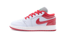 画像をギャラリービューアに読み込む, JORDAN BRAND AIR JORDAN 1 LOW SE GS &quot;MICHAEL JORDAN&quot; FOOTBALL GREY/UNIVERSITY RED/PINE GREEN 3
