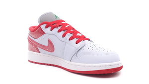 JORDAN BRAND AIR JORDAN 1 LOW SE GS "MICHAEL JORDAN" FOOTBALL GREY/UNIVERSITY RED/PINE GREEN 5