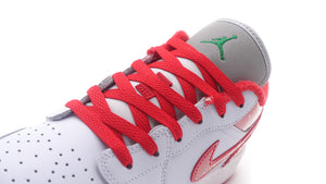 JORDAN BRAND AIR JORDAN 1 LOW SE GS "MICHAEL JORDAN" FOOTBALL GREY/UNIVERSITY RED/PINE GREEN 6