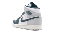 画像をギャラリービューアに読み込む, JORDAN BRAND AIR JORDAN 1 MID SE &quot;MICHAEL JORDAN&quot; WHITE/OXIDIZED GREEN/SAIL/NEUTRAL GREY 2