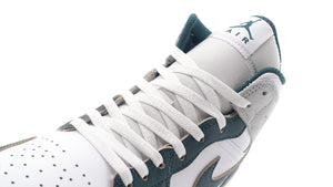 JORDAN BRAND AIR JORDAN 1 MID SE "MICHAEL JORDAN" WHITE/OXIDIZED GREEN/SAIL/NEUTRAL GREY 6