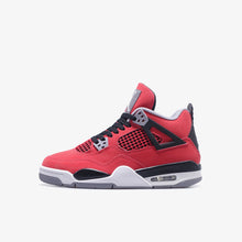 画像をギャラリービューアに読み込む, JORDAN BRAND AIR JORDAN 4 RETRO GS "TORO BRAVO " "MICHAEL JORDAN"  FIRE RED/BLACK/CEMENT GREY/WHITE 1