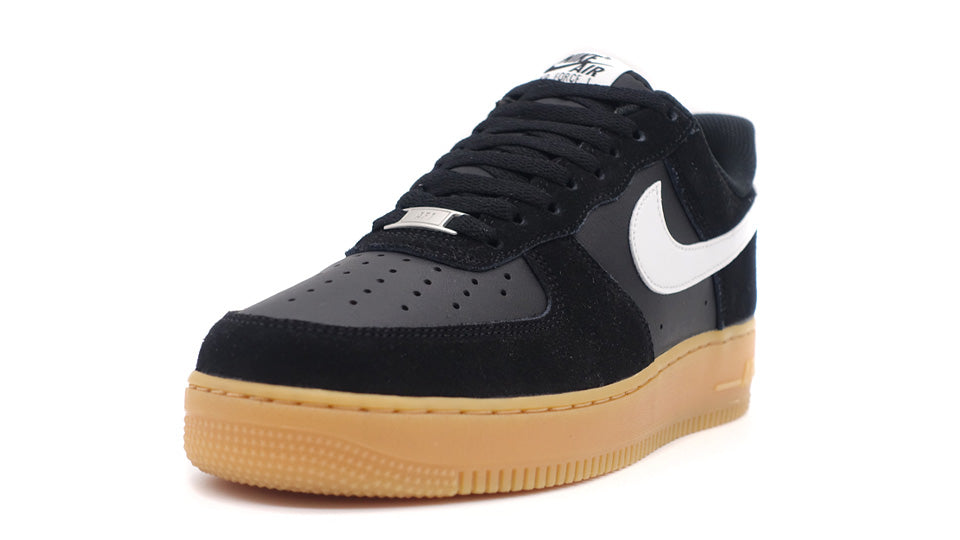 NIKE AIR FORCE 1 '07 LV8 BLACK/SUMMIT WHITE/GUM LIGHT BROWN