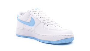 NIKE AIR FORCE 1 GS WHITE/AQUARIUS BLUE/WHITE 5