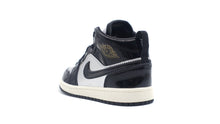 画像をギャラリービューアに読み込む, JORDAN BRAND JORDAN 1 MID SE PS &quot;MICHAEL JORDAN&quot; BLACK/METALLIC GOLD/METALLIC SILVER/SAIL 2