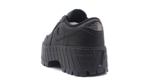 JORDAN BRAND (WMNS) AIR JORDAN 1 BROOKLYN LOW "MICHAEL JORADN" BLACK/METALLIC BLACK/WHITE 2