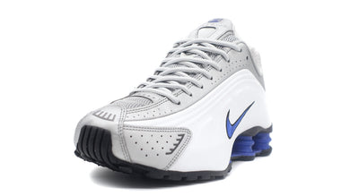 NIKE SHOX R4 WHITE/METALLIC SILVER/RACER BLUE 1
