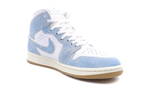 画像をギャラリービューアに読み込む, JORDAN BRAND (WMNS) AIR JORDAN 1 MID SE &quot;MICHAEL JORDAN&quot; WHITE/WORN BLUE/SAIL/GUM LIGHT BROWN 5