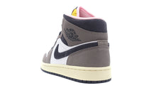 画像をギャラリービューアに読み込む, JORDAN BRAND AIR JORDAN 1 MID SE &quot;MICHAEL JORDAN&quot; WHITE/OIL GREY/CAVE STONE/DARK SULFUR 2