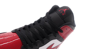 JORDAN BRAND AIR JORDAN 1 MID SE "MICHAEL JORDAN"  BLACK/VARSITY RED/WHITE 6
